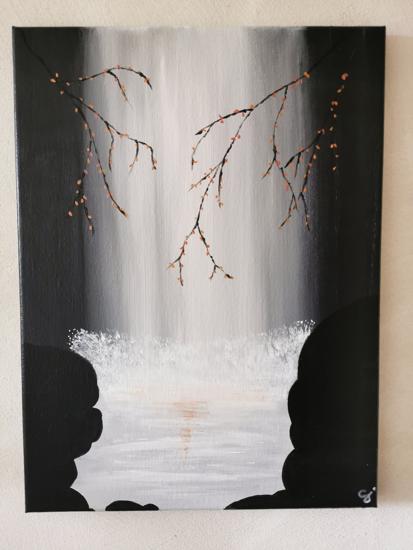 Tableau "Automne monochrome"